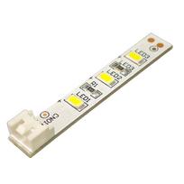 LED Refrigerator Light Panel for DA41 00519R 12V Replacement Board  Efficient Long Lifespan Home Fridge Interior Solution Onesize white