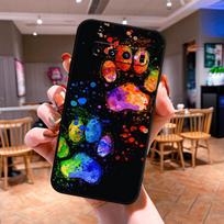 Šaunus Grafičių TPU Anti-Drop Minkštas Apsauginis Telefono dėklas skirtas S26 S25 S24 S20 S21 S22 S23 S24 Note 10 20 Ultra Galaxy S26 black