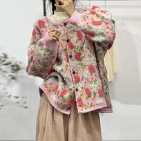 Winter New Plus Size Autumn Women Floral Buttons Sweaters Jacket Knitting Fashion Oversize Casual Style Loose Cardigan Sweater One Size gray