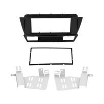2DIN Navigation Frame Centre Console Dashboard Replacement for 3 Series E90 91 E92 E93 2004‑2012 black