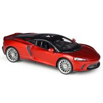 WELLY 1/24 McLaren GT Alloy Sports Car Model Diecasts Metal Racing Super Vehicles Car Model High Simulation Collection Kids Gift raudona