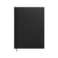 Darbo knyga - kalendorius 2027m. A5, juodos spalvos