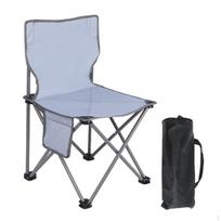 Camping Chair, Lightweight Folding Seat with Carry Bag, Thickened Chair Back Adult Children 36x36x57cm gray