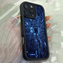 JT256 Futuristic Circuit Board Art for iPhone 17 16 15 14 13 Pro Max Samsung S26 S25 Ultra A17 A16 A07 A56 A36 Xiaomi 15T Redmi 15c Note 14 Soft Case for iPhone 5/5s juoda