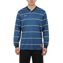Nike Dri-Fit dryžuoti laisvalaikio ilgomis rankovėmis marškinėliai vyrams IF1533-476 S blue