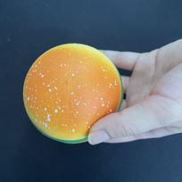 Toys Squishy Hamburger Stress Ball Autism Sensory Toy Stress  Anxiety Relief Fidget Pinch Decompression Toy orange