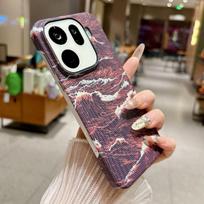For OPPO Find X9 Pro Case Fashion Hard PC Waves Protective Back Cover Case For Find X9 Ultra X9S X8S Pro+ X8Ultra Phone Shell OPPO Find X9 Ultra violetinė