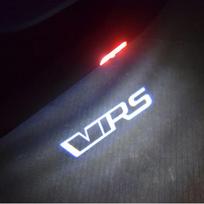 DROQ8 2 vnt. LED automobilio durų apšvietimo logotipo projektoriaus lempos Skoda Octavia A7 2015–2022 Kodiaq 2016–2021 Karoq Yeti 2012–2017 Priedai blue