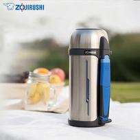 Zojirushi SF-CC20 Large Capacity Stainless Steel Vacuum Bottle gray