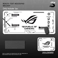 Gaming Mats Large Extended Pad for ASUS Rog Mouse Pad Gamer PC Computer Keyboard XXL Desk Mat Offices Interior Accessories Rug 30cmx60cm(11.8x23.6inch)
