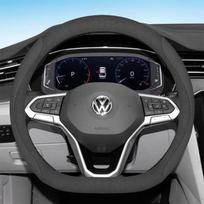 Odinis automobilio vairo užvalkalas Volkswagen VW Taigo Tavendor Talagon Virtus Taos 2020 2021 2022 2023 2024 Automobilio priedai mf2 black