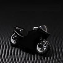 Motorcycle Racing Black Weapons Brinquedos Accessories Playmobil City Military Figures Building Block Brick Original Mini Toys black