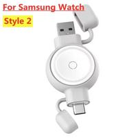 Samsung laikrodžio įkrovimo padėklas Magnetiniai belaidžiai įkrovikliai, skirti Samsung Galaxy Watch 7/6 6 Classic /5/4/3 Active 2/1 Greitas įkrovimas