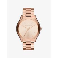Michael Kors Oversized Slim Runway Rose Gold-Tone Watch MK3197 rožinio aukso spalvos