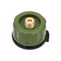 Universal Outdoor Gas Cylinders Adapter Leakproof Valves Instants Connection For Camp Stove And Grills žalia