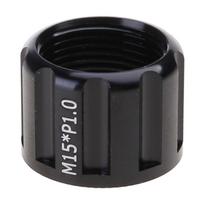 Bicycles Thru Axles Nut M12 M15 P1.0 P1.5 P1.75 Hubs Shaft Cap Road Bike Fork Quick Release Nut Bike Accessories Part black