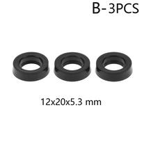 ST 3PCS new Portable Cleaning Machine High Pressure Cleaning Machine FK47 Pump Head Water Seal Sealing Ring Oil Seal black