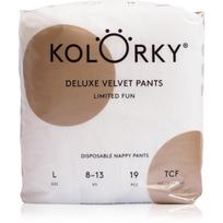 Kolorky Deluxe Velvet Pants Limited Fun sauskelnės-kelnaitės (užmaunamos) vienkartinės L dydis 8-13 kg 19 vnt.