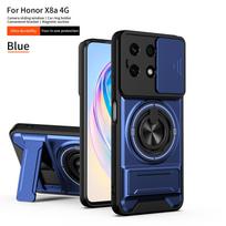 For Honor X8A Case Honor X8 4G Cover Honor X8C X8a x8 Cases Magsafe Magnetic Fold Holder Military Armor Camera Protection Cover Honor X8a black