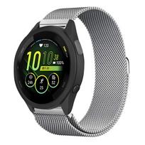 20mm 22mm Milanese strap For Garmin Forerunner 165 55 645 265 965 255/Active 5/Vivoactive Accessories wristband Garmin Venu 3 Forerunner 165 sidabras