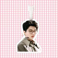 Mao Buyi Backpack Pendant: Cute Keychain, Luggage Tag, and Charm Chain white