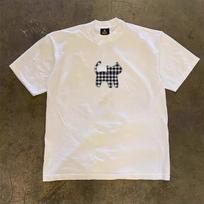 VibeStreet Scottie Dog Scottish Terrier Black White Plaid Graphic T Shirts Round Neck and Short Sleeve Shirt Gift for Women Men S