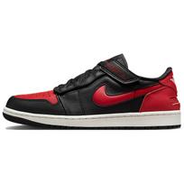 Air Jordan 1 Low FlyEase Bred Men Sneakers Black Summit-White Varsity-Red DM1206-067 41 black