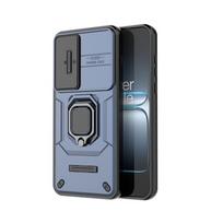 Push Window Case For OnePlus Nord 5 Anti-knock Ring Holder Magnetic Cover For OnePlus Nord 5 CE5 Case For OnePlus Nord 5 Case OnePlus Nord 5 mėlyna
