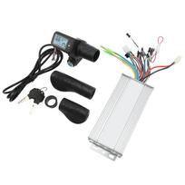 36V 48V 1000W Electric Bike Motor Brushless Controller 805 LCD Panel Split Throttle Grip for 22.5mm Handlebar white