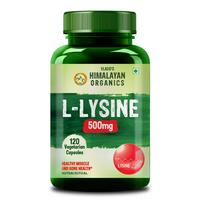 Vlado’s Himalayan Organics L-Lysine 500 mg Essential Amino Acid Capsules For Immune Support And Daily Wellness 120 Veg Capsules