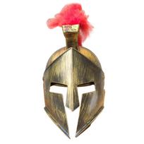 Viduramžių Riteris Gladiatorius Spartietis Romėnų Kariūnas Graikų Kostiumas Šalmas Galvos Apdangalas Aksesuaras Helovino Cosplay Persirengimo Rekvizitas raudona/varis