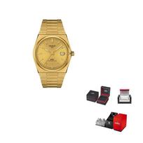 TISSOT Men's PRX Watch T137.407.33.021.00 Gold Dial beige