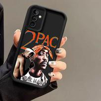 Rap 2pac-C T-Tupac Shakur Phone Case For Samsung A13 A15 A16 A17 A22 A23 A26 A32 A33 A36 A51 A52 A53 A54 A55 A71 A72 A73 Case SamsungA345G black