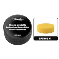 Professional Chrome Repair Paste - Metal Oxidation Restorer and Polishing Paste for Car Door Handles, Windows, Bumpers - Universal Use black