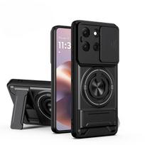 Magnetic Phone Case for Motorola Moto G35 G55 G86 G53 G34 G56 G84 G64 G45 5G G54 Slide Camera Protection Lens Ring Stand Cover Motorola Moto G53 juoda