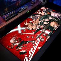 Hot selling item Danganronpa Table mat Desktop XXL Mouse pad High Definition Desktop Games Large Accessories Mouse pad 800x400x2mm