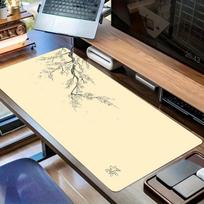 Japan Cherry Blossom Mouse Pad XXL Large Laptops Gaming Deskmat Sakura Mousepad Anime Office Carpet Gamer Keyboard Computer Desk 800x300x2mm gray