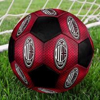 1 vnt. AC Milan futbolo kamuolys, 5 dydis, salės futbolo kamuolys, madingas, spalvingas, žaidimams kieme - Puiki dovana sporto gerbėjams HE17 red