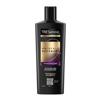 TRESemmé Hairfall Defense+ Šampūnas 180ml Su keratininiais užpildais | Ilgesni ir stipresni plaukai | Apsaugo nuo plaukų slinkimo dėl lūžinėjimo | Be parabenų black