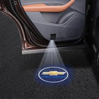 QLNRS1 1/2vnt. Automobilio durų LED šviesa Sveikinimo lempa Belaidis lazerinis projektorius Chevrolet Cruze Lacetti Sonic Spark Sail Aveo T250 Orlando black