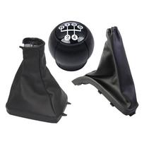 Opel Astra G Zafira A Gear Shift Knob & Handbrake Cover - Black Interior Accessories juoda