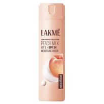 LAKMÉ Peach Milk Ceramide Lotion Moisturizer with SPF 24 & Hyaluronic for Intense Moisturizing & Skin Protection from UVA/B Rays|With Skin Condition white