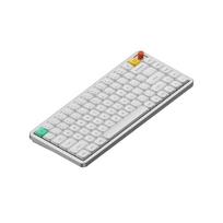 NuPhy - Air75 V3 Wireless Low-profile Mechanical Keyboard - Wireless Mechanical Keyboard Nova White / Brown nano
