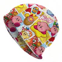 Kawaii Kirbys  Video Games Bonnet Hats Fashion Ski Skullies Beanies Hats for Men Women Spring Multifunction Cap One Size yellow