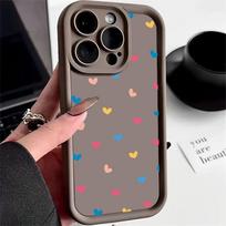 For Samsung Galaxy A16 A06 A15 A14 A12 A05S M05 F05 Case Trendy Colorful Love Heart Soft Silicone Shockproof Phone Case Cover Samsung A16 5G