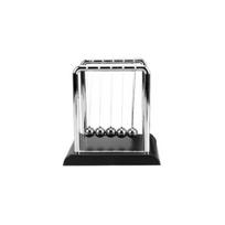 Klasikiniai „Newtons Cradle Kinetic Balls“ mokykliniai mokomieji žaislai, skirti darbalaukiui Small gray