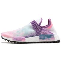 adidas x Pharrell NMD 'Pink Glow Lab Green Flash Purple' Men's AC7362 EU 44 white