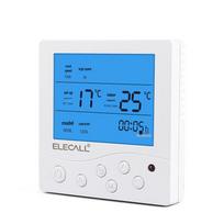 ELECALL Central Air Conditioner Fan Coil Unit Thermostat with Remote Control blue