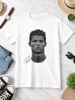 Cristiano Ronaldo vintažiniai marškinėliai, CR7 T-shirt - Priekinis spaudas - Unisex T-shirt S įvairiaspalvis