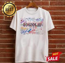 Coldplay Music Of The Spheres Tour 2026 T-Shirt XXL white